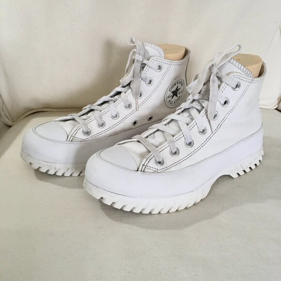 Chuck Taylor All Star Leather High-Top Converse's Unisex - Picture 3 of 6